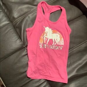 Girls pink Sleeveless Top
